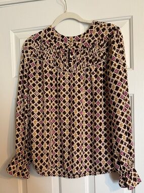LOFT Keyhole Blouse